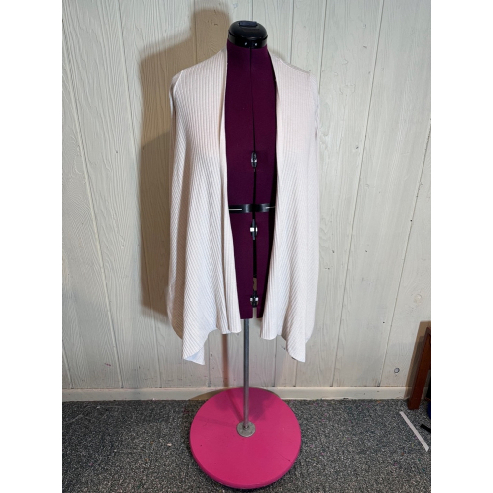 Athleta Asymmetrical Cardigan Sweater Size S White